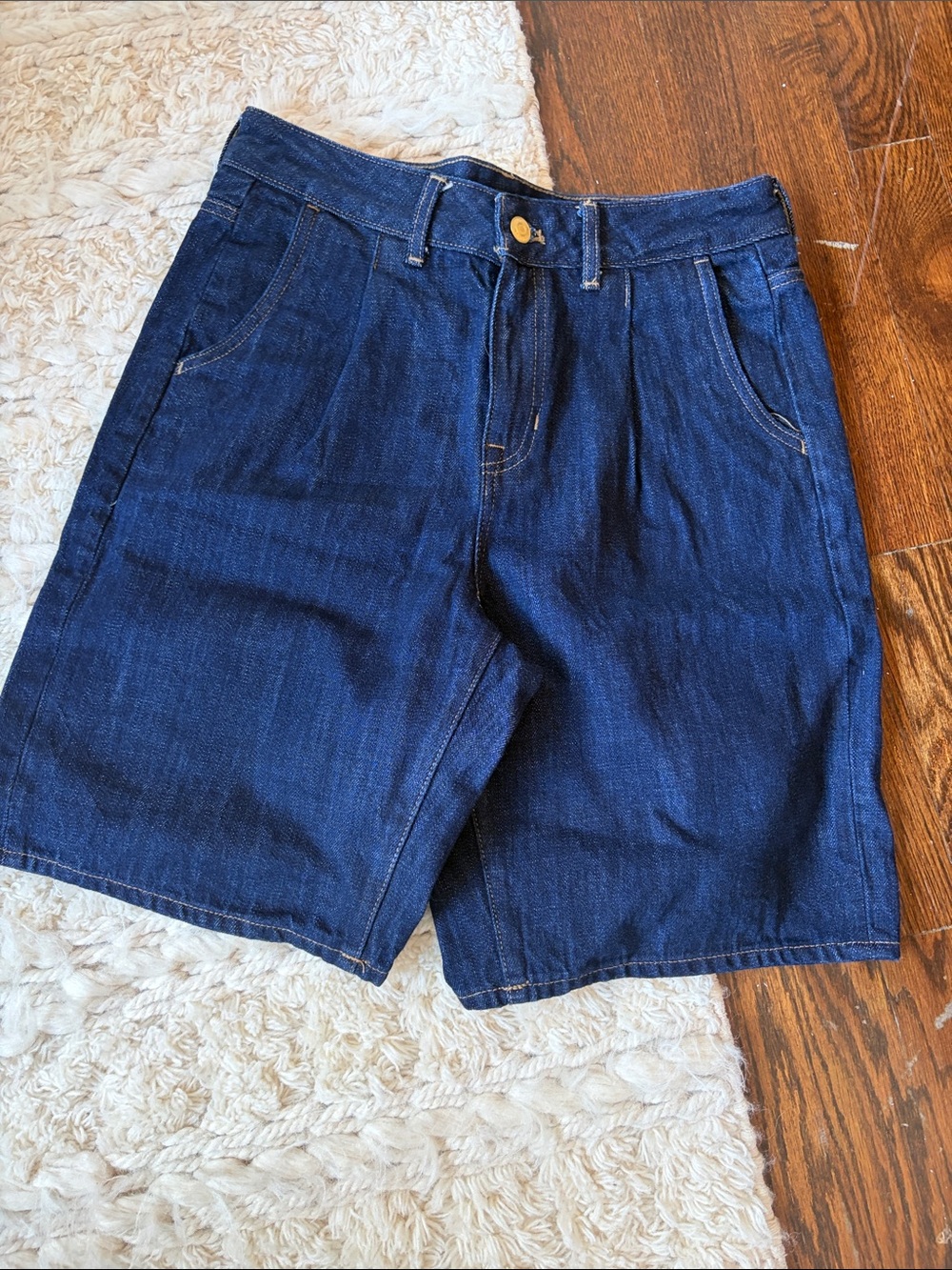 J. Crew Women's Dark Blue Denim Shorts